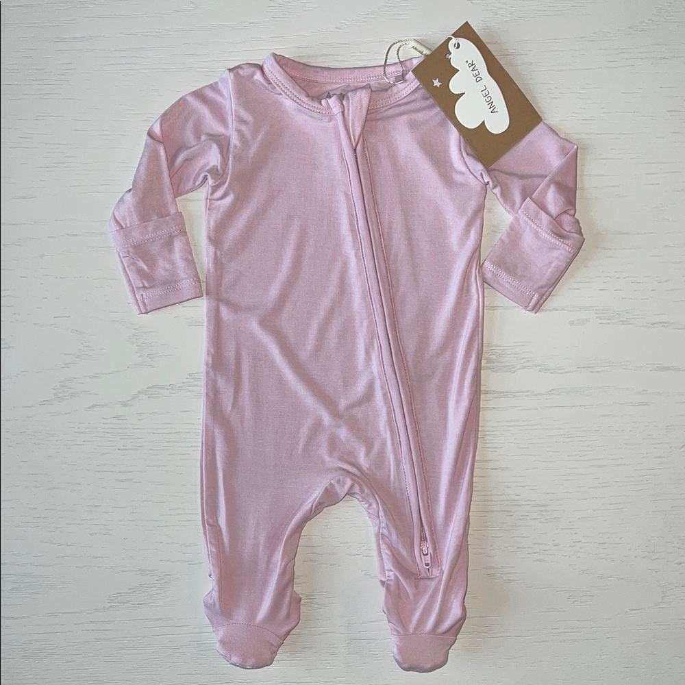Angel Dear Solid Bamboo Nosegay Pink Newborn 0-3 9-12 months